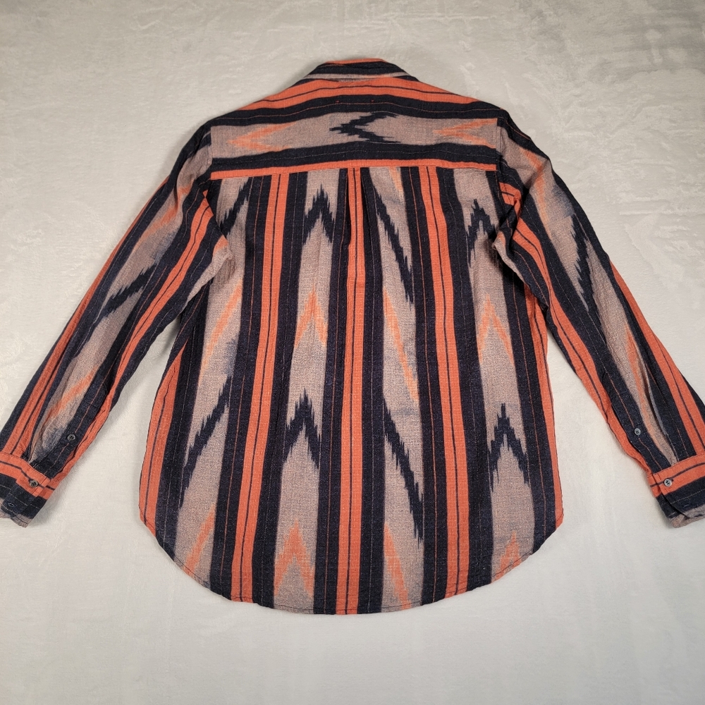 Xirena Beau Shirt In Flame Orange, Size S - Picture 6 of 11